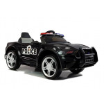 Elektrické autíčko BBH0007 - Policajné - čierne